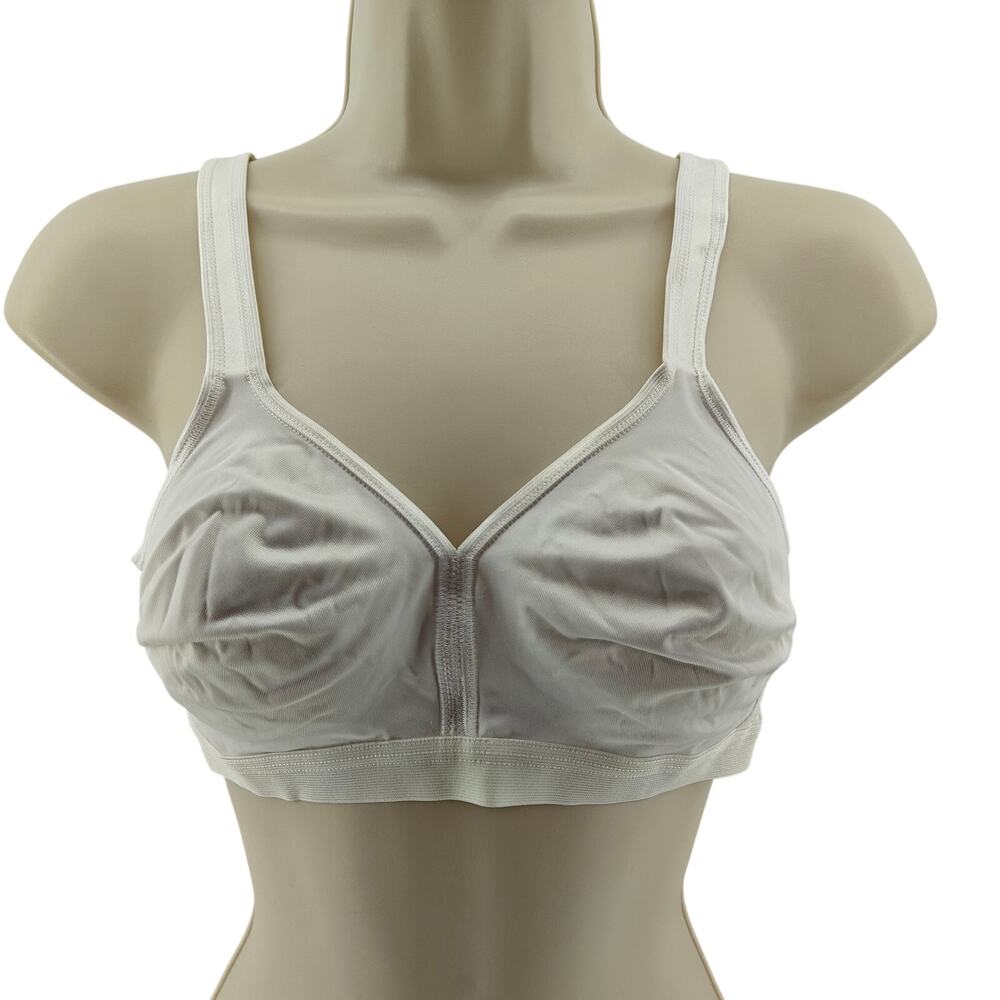 Playtex Microfiber Wireless T-Shirt Bra 5223 White 34B